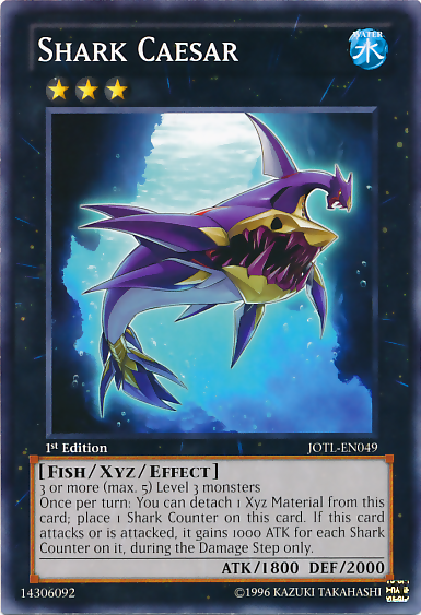 Shark Caesar, Judgment of the Light Sneak Peek Participation Card · JOTL-EN049