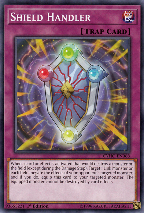 Shield Handler, Cybernetic Horizon Sneak Peek Participation Card · CYHO-EN068