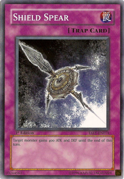 Shield Spear, Tactical Evolution Sneak Peek Participation Card · TAEV-EN074