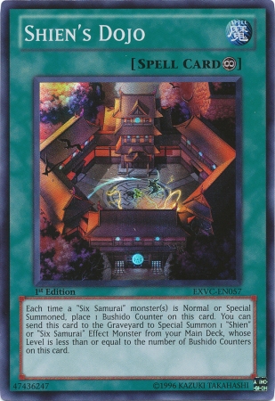 Shien's Dojo, Extreme Victory Sneak Peek Participation Card · EXVC-EN057