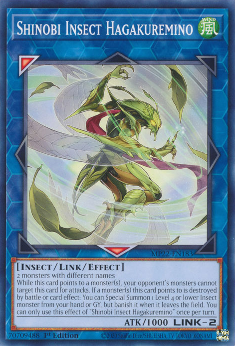 Shinobi Insect Hagakuremino, 2022 Tin of the Pharaoh's Gods · MP22-EN183
