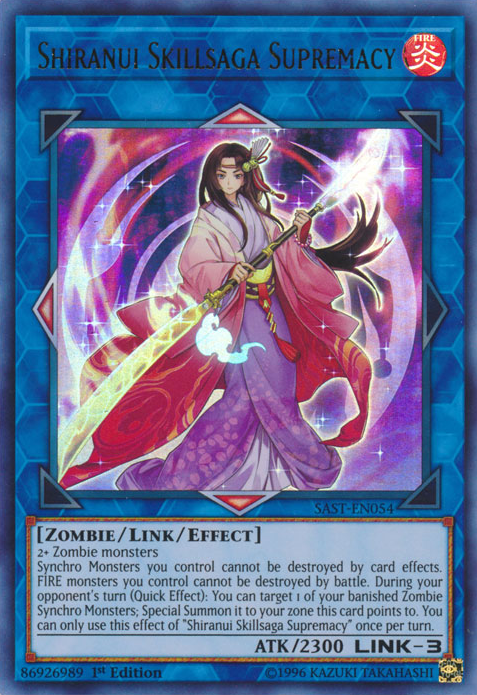 Shiranui Skillsaga Supremacy, Savage Strike Sneak Peek Participation Card · SAST-EN054