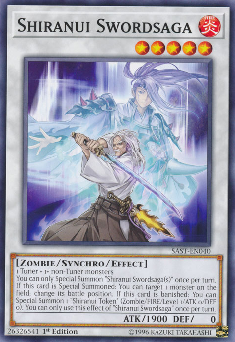 Shiranui Swordsaga, Savage Strike Sneak Peek Participation Card · SAST-EN040
