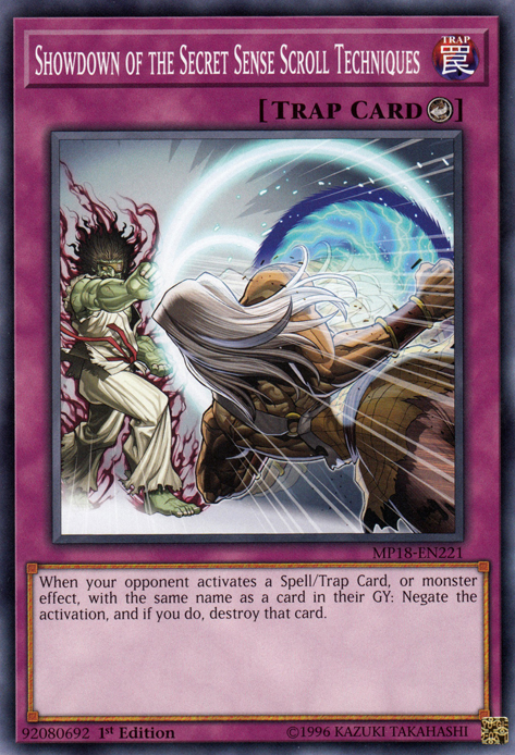 Showdown of the Secret Sense Scroll Techniques, 2018 Mega-Tin Mega Pack · MP18-EN221