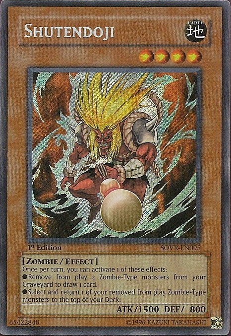 Shutendoji, Stardust Overdrive Sneak Peek Participation Card · SOVR-EN095