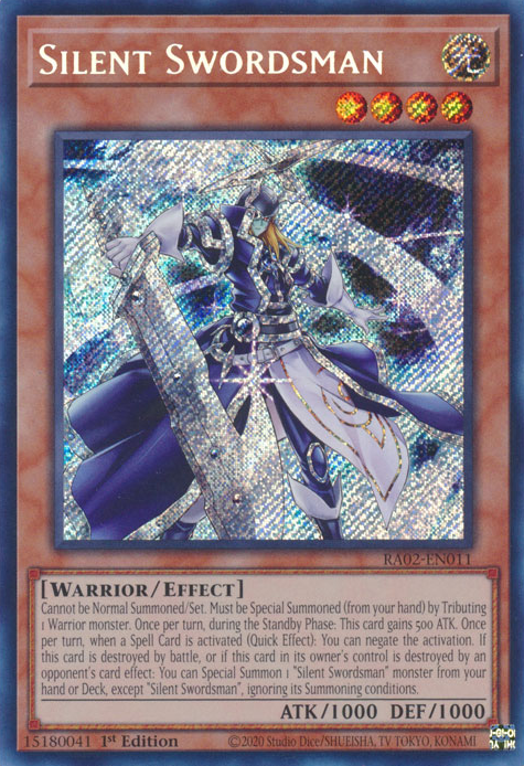 Silent Swordsman, 25th Anniversary Rarity Collection II · RA02-EN011