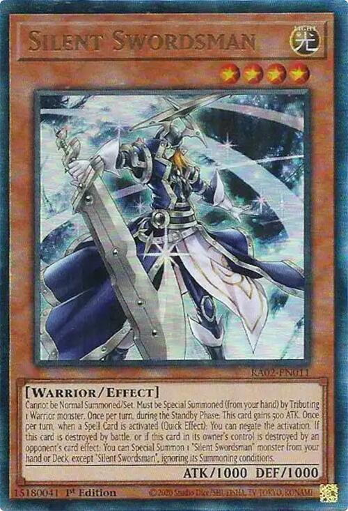 Silent Swordsman, 25th Anniversary Rarity Collection II · RA02-EN011