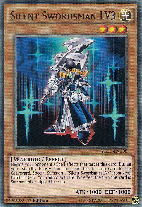 Silent Swordsman LV3, Yugi's Legendary Decks · YGLD-ENC08