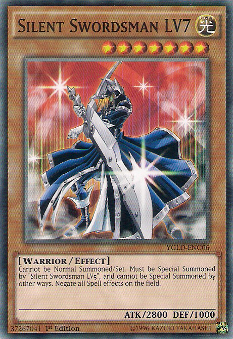 Silent Swordsman LV7, Yugi's Legendary Decks · YGLD-ENC06