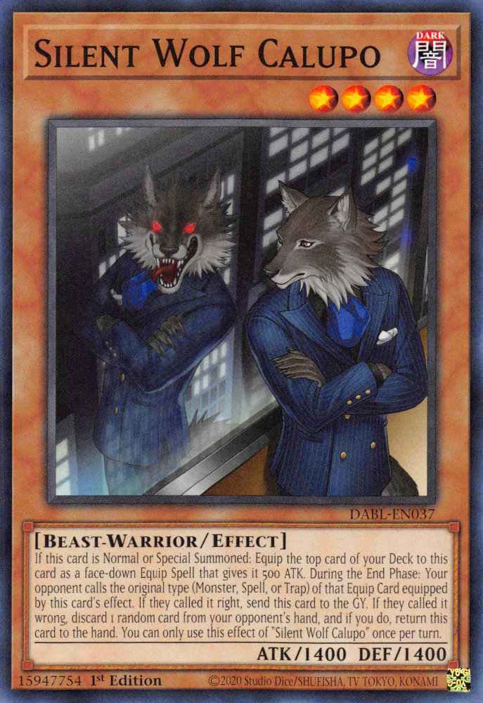 Silent Wolf Calupo, Darkwing Blast · DABL-EN037