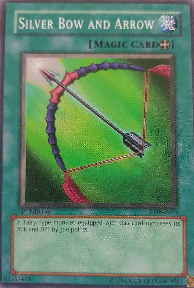 Silver Bow and Arrow, Legend of Blue Eyes White Dragon · LOB-E071