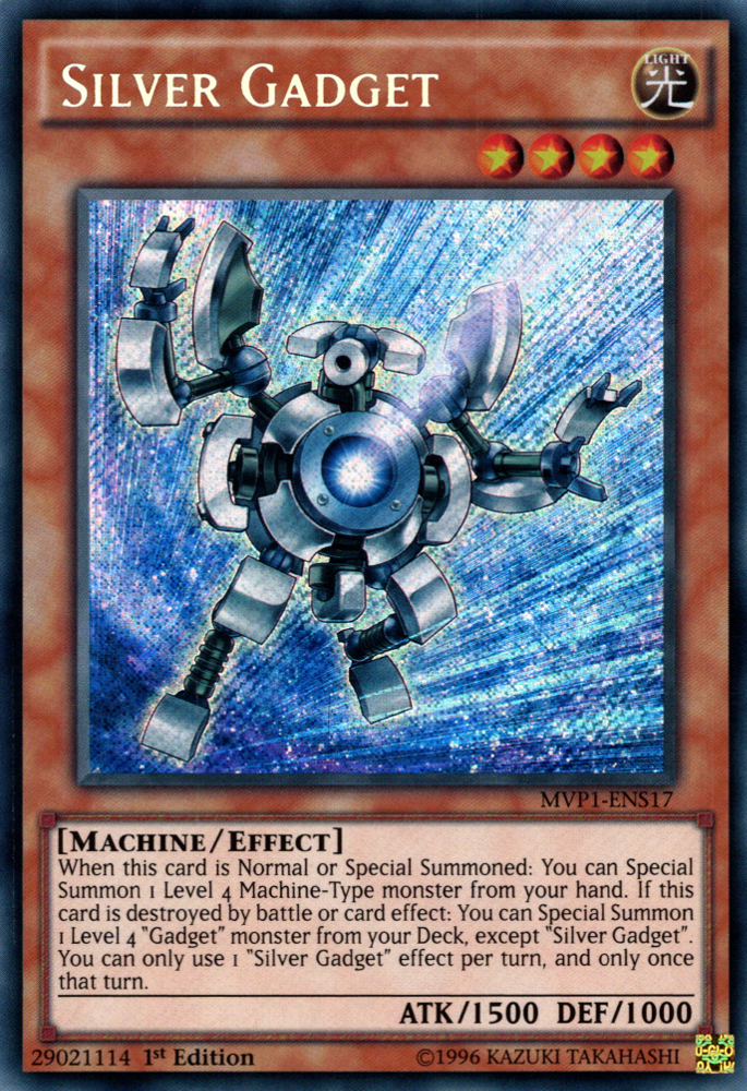 Silver Gadget, Yu-Gi-Oh! The Dark Side of Dimensions Movie Pack · MVP1-ENS17