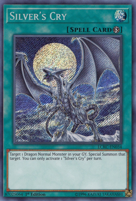 Silver's Cry, Legendary Collection Kaiba Mega Pack · LCKC-EN034