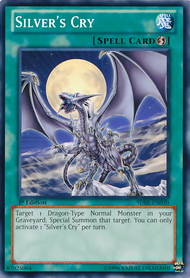 Silver's Cry, Saga of Blue-Eyes White Dragon Structure Deck · SDBE-EN020