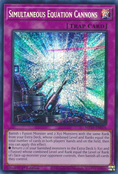Simultaneous Equation Cannons, 2025 Mega-Pack Tin · MP25-EN076