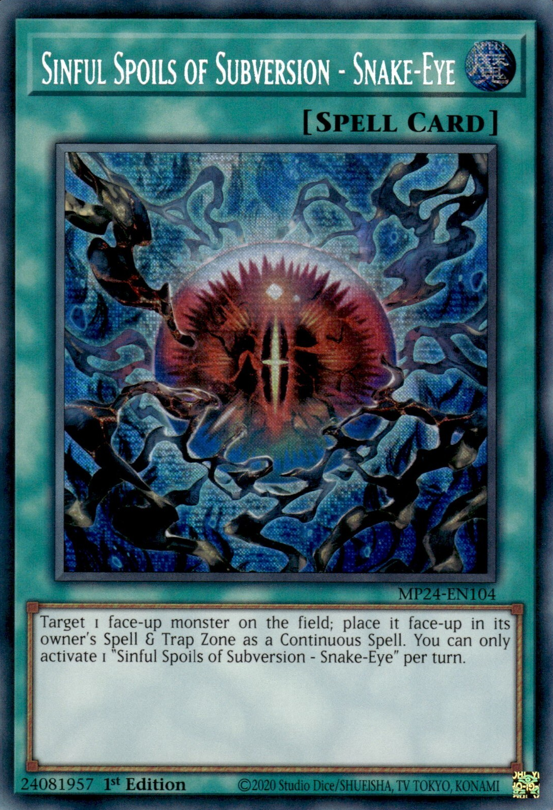Sinful Spoils of Subversion - Snake-Eye, 25th Anniversary Tin: Dueling Mirrors · MP24-EN104