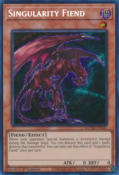 Singularity Fiend, Maze of the Master · MZTM-EN042