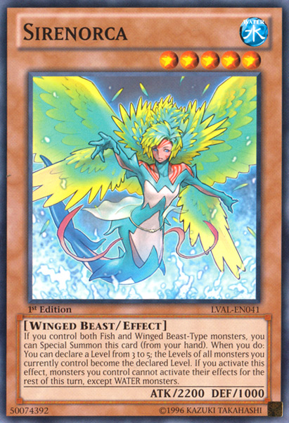 Sirenorca, Legacy of the Valiant Sneak Peek Participation Card · LVAL-EN041
