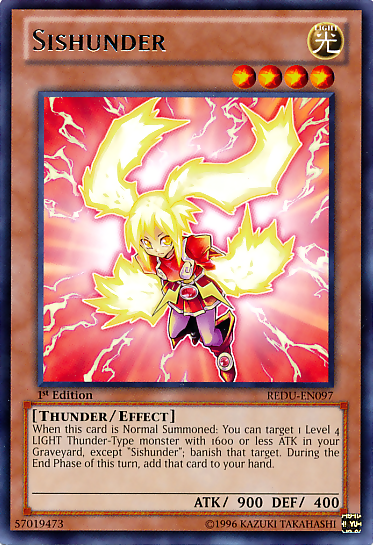 Sishunder, Return of the Duelist Sneak Peek Participation Card · REDU-EN097