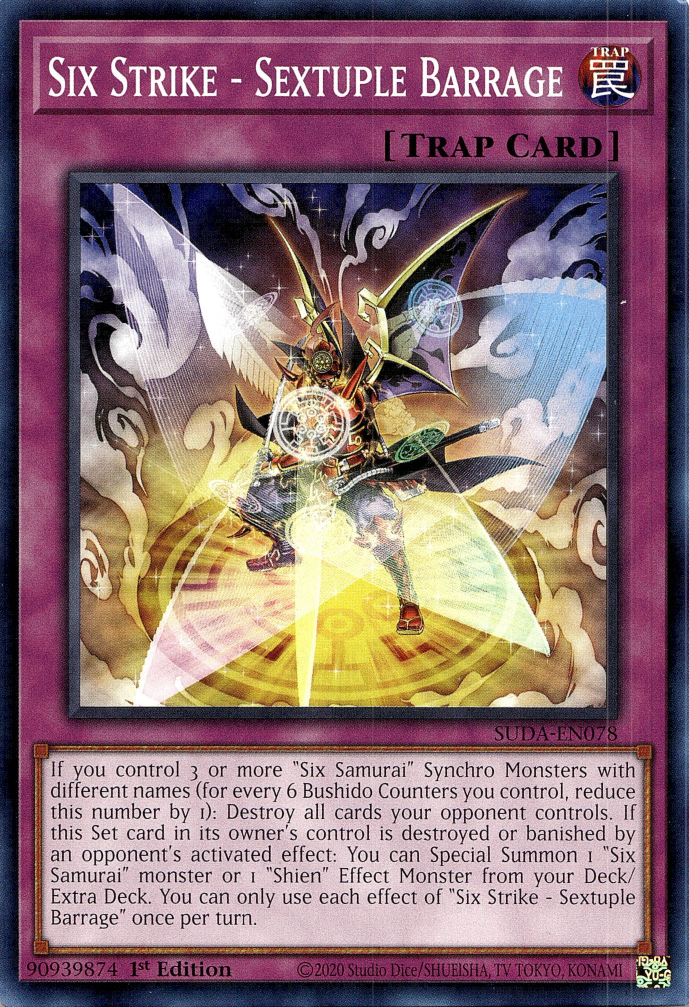 Six Strike - Sextuple Barrage, Supreme Darkness · SUDA-EN078