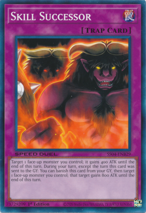 Skill Successor, Speed Duel Starter Decks: Match of the Millennium · SS04-ENB29