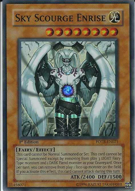 Sky Scourge Enrise, Force of the Breaker Sneak Peek Participation Card · FOTB-EN021