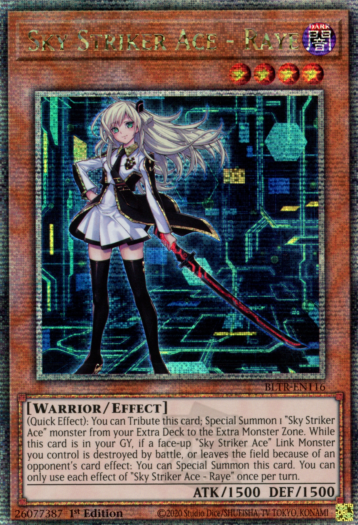 Sky Striker Ace - Raye, Battles of Legend: Terminal Revenge · BLTR-EN116