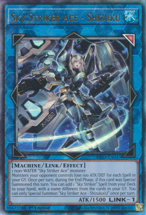 Sky Striker Ace - Shizuku, Quarter Century Bonanza · RA03-EN043