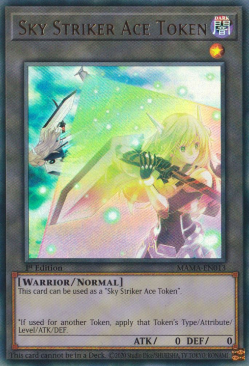 Sky Striker Ace Token, Magnificent Mavens · MAMA-EN013