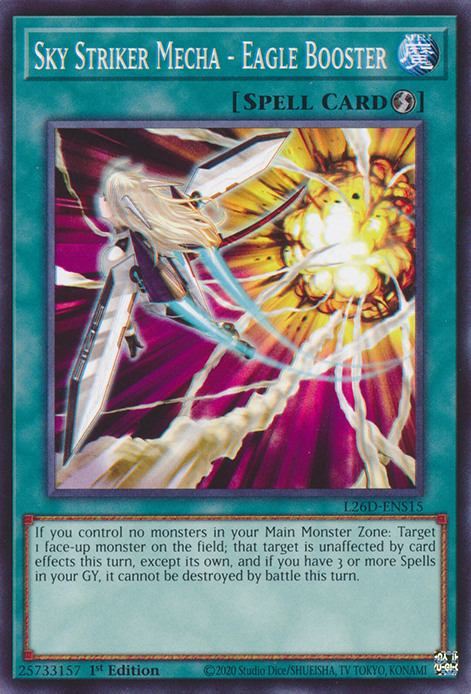 Sky Striker Mecha - Eagle Booster, Legendary Modern Decks 2026 · L26D-ENS15