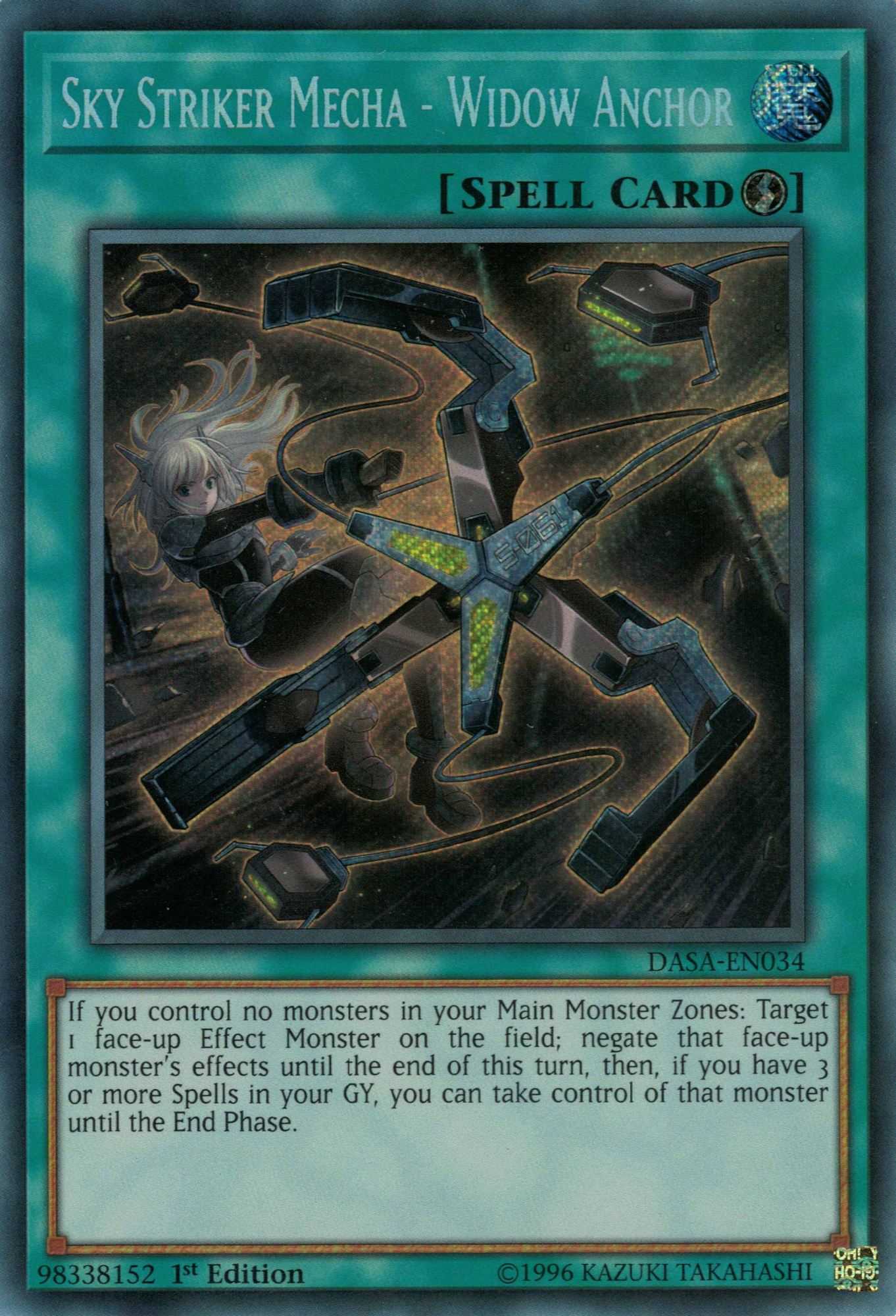 Sky Striker Mecha - Widow Anchor, Dark Saviors · DASA-EN034