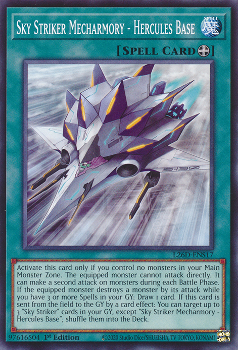 Sky Striker Mecharmory - Hercules Base, Legendary Modern Decks 2026 · L26D-ENS17