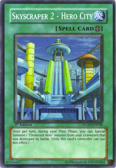 Skyscraper 2 - Hero City, Strike of Neos Sneak Peek Participation Card · STON-EN048
