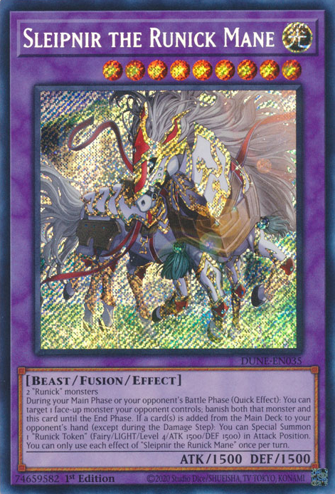 Sleipnir the Runick Mane, Duelist Nexus · DUNE-EN035