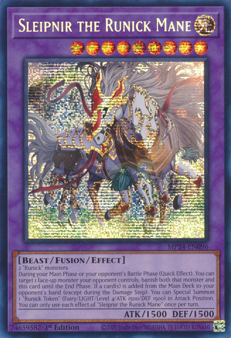 Sleipnir the Runick Mane, 25th Anniversary Tin: Dueling Mirrors · MP24-EN096
