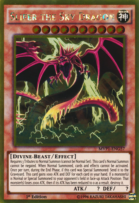 Slifer the Sky Dragon, Yu-Gi-Oh! The Dark Side of Dimensions Movie Pack · MVP1-ENG57