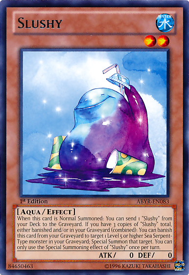Slushy, Abyss Rising Sneak Peek Participation Card · ABYR-EN083