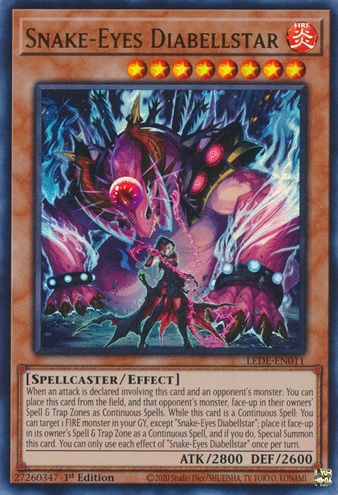 Snake-Eyes Diabellstar, Legacy of Destruction · LEDE-EN011