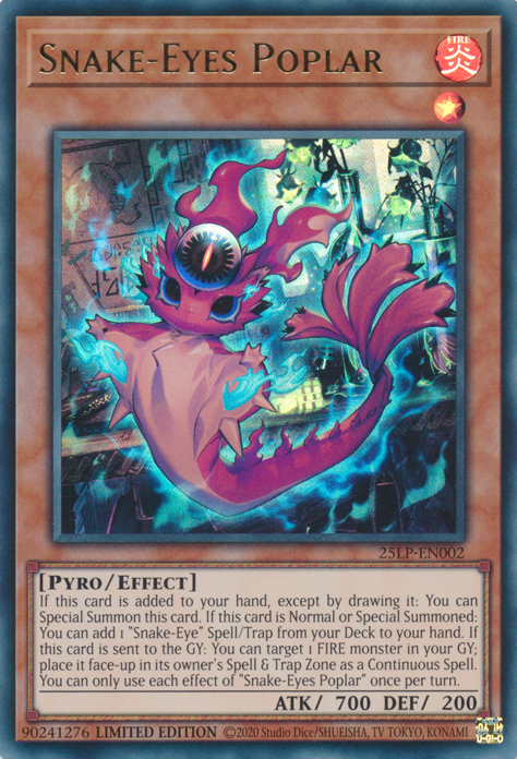 Snake-Eyes Poplar, Limited Pack World Championship 2025 · 25LP-EN002
