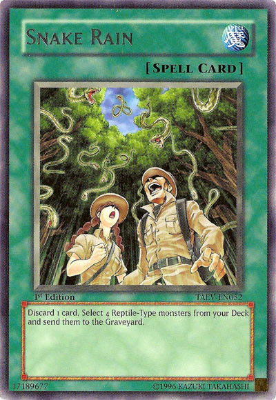 Snake Rain, Tactical Evolution Sneak Peek Participation Card · TAEV-EN052