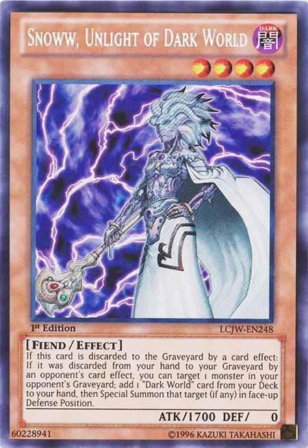 Snoww, Unlight of Dark World, Legendary Collection 4: Joey's World Mega Pack · LCJW-EN248