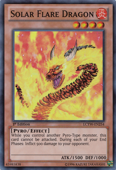 Solar Flare Dragon, Legendary Collection 3: Yugi's World Mega Pack · LCYW-EN254