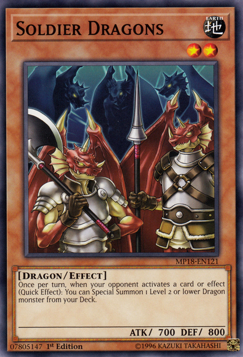 Soldier Dragons, 2018 Mega-Tin Mega Pack · MP18-EN121