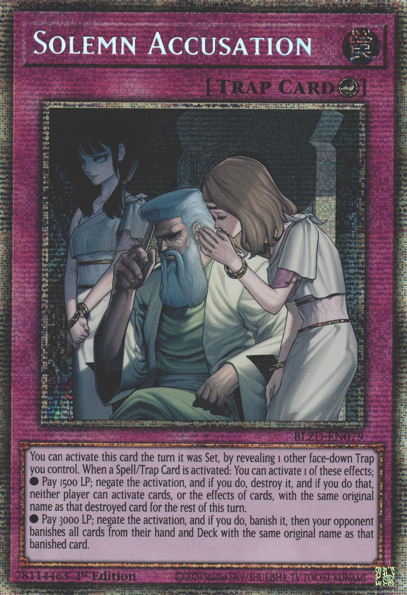 Solemn Accusation, Blazing Dominion · BLZD-EN079