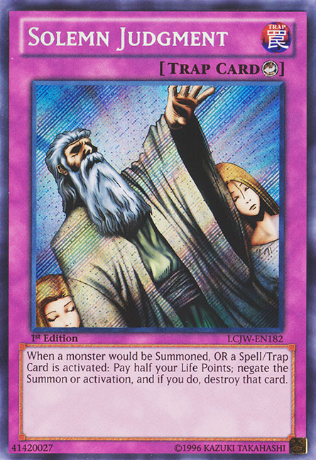 Solemn Judgment, Legendary Collection 4: Joey's World Mega Pack · LCJW-EN182