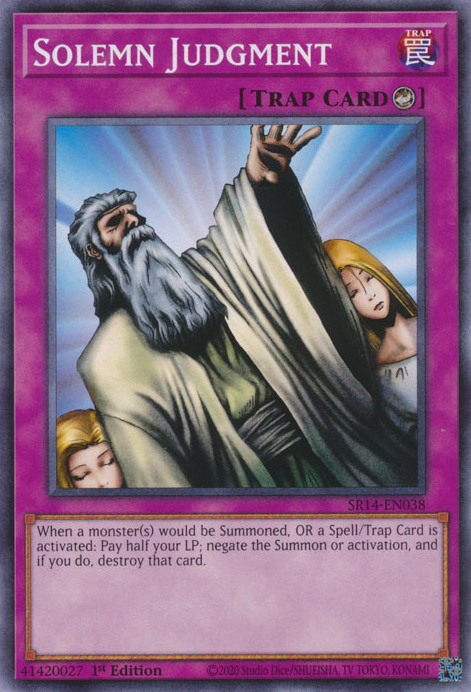Solemn Judgment, Structure Deck: Fire Kings · SR14-EN038