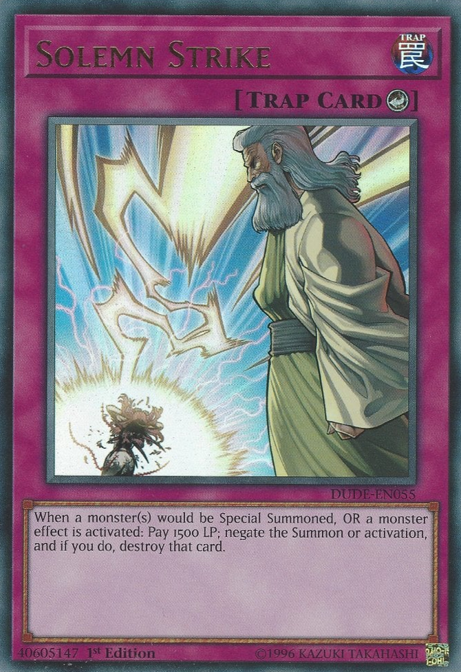 Solemn Strike, Duel Devastator · DUDE-EN055