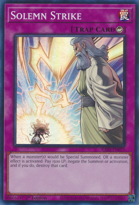 Solemn Strike, 25th Anniversary Rarity Collection II · RA02-EN079