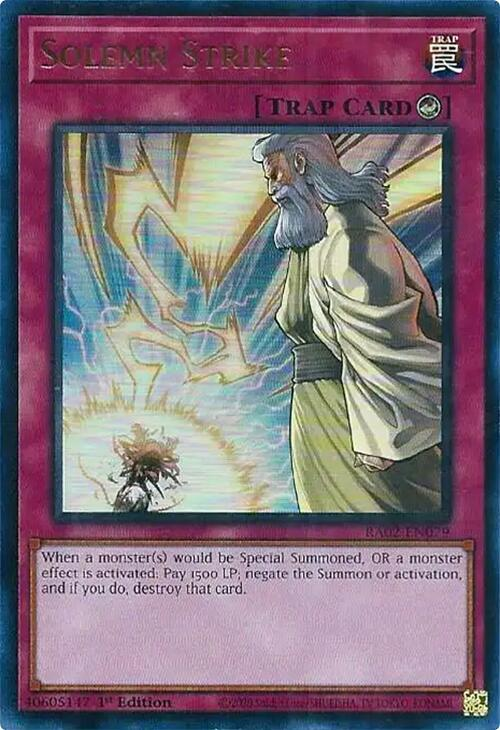 Solemn Strike, 25th Anniversary Rarity Collection II · RA02-EN079