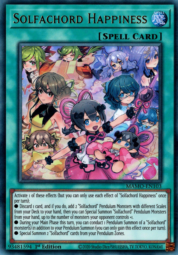 Solfachord Happiness, Magnificent Monsters · MAMO-EN103